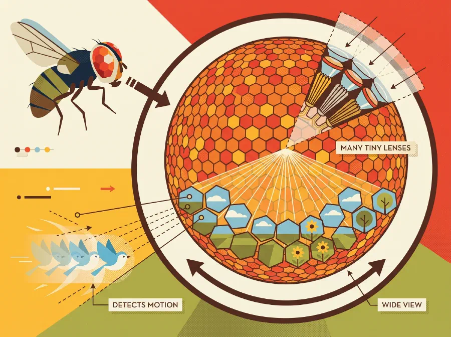 Why do Flies have Compound Eyes?