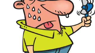 Illustration for Why do Humans Sweat?