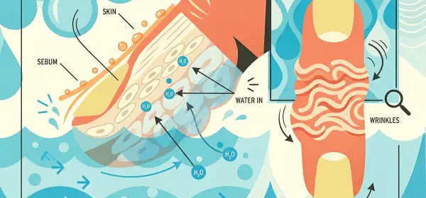Illustration for Why Do We Have Wrinkly Fingers After Swimming?