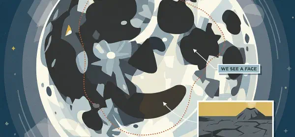 Illustration for Why do we See a Face on the Moon