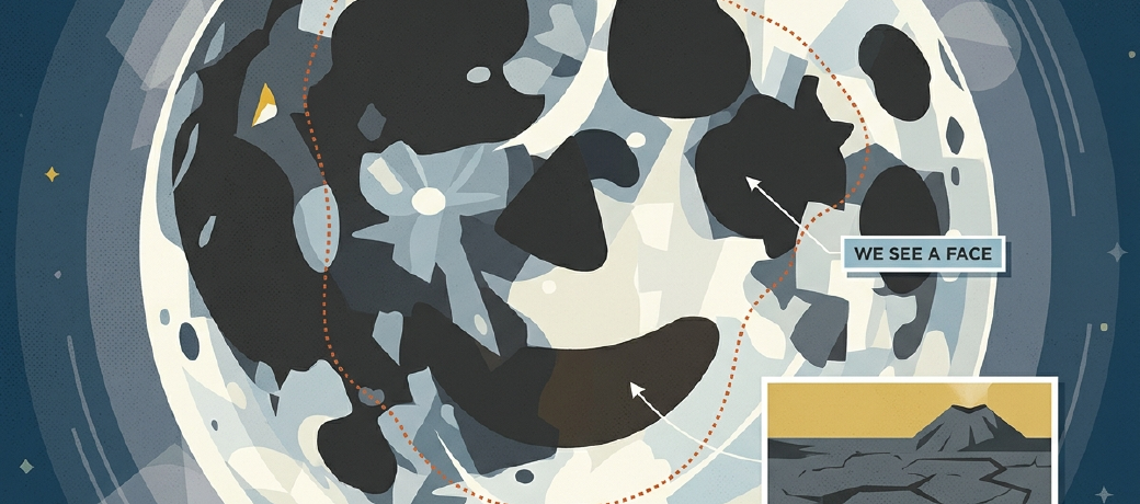 Illustration for Why do we See a Face on the Moon