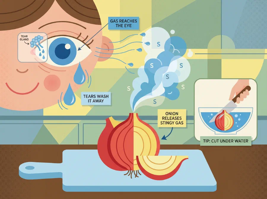Why does Cutting Onions Make us Cry?