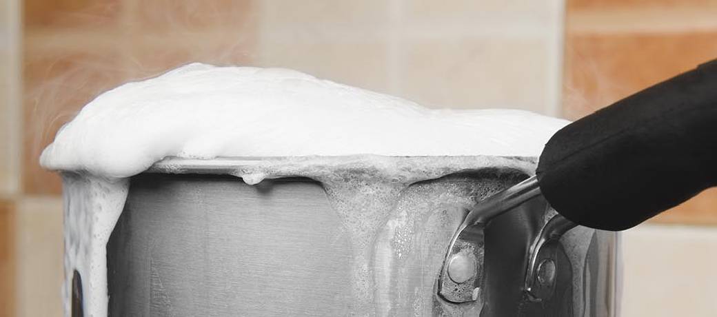 Illustration for Why does Milk spill over when it Boils?