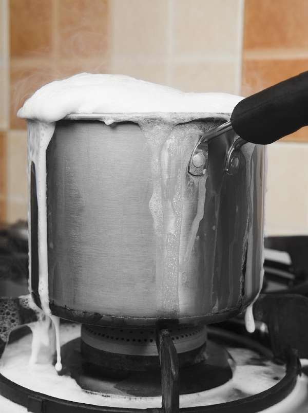 Why does Milk spill over when it Boils?