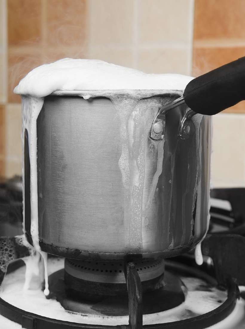 Why does Milk spill over when it Boils?