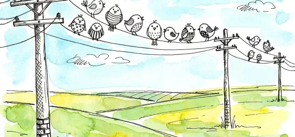 Illustration for Why don't Birds on a wire get a shock?