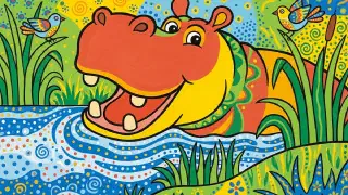 Illustration for Why is a Hippopotamus called a River Horse?