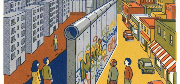 Illustration for Why was the Berlin Wall Built?