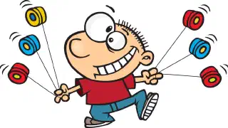 Illustration for Where did the Yo-Yo Originate?