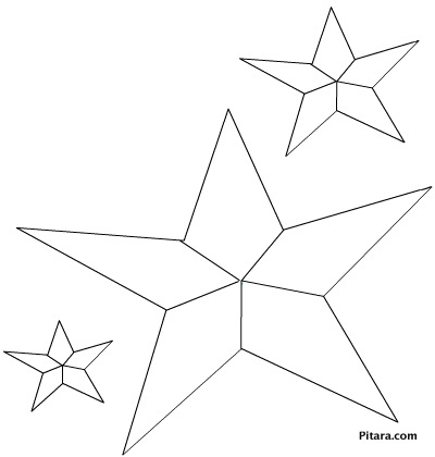 Christmas stars – Coloring page Christmas stars – Coloring page