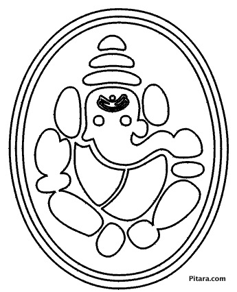 Lord Ganesha – Coloring page Lord Ganesha – Coloring page